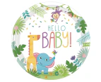 Baby Shower Fisher Price Hello Baby Round Paper Dinner Plates 8 Pack