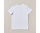 Target Short Sleeve Cotton School T-shirts - White