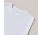 Target Short Sleeve Cotton School T-shirts - White