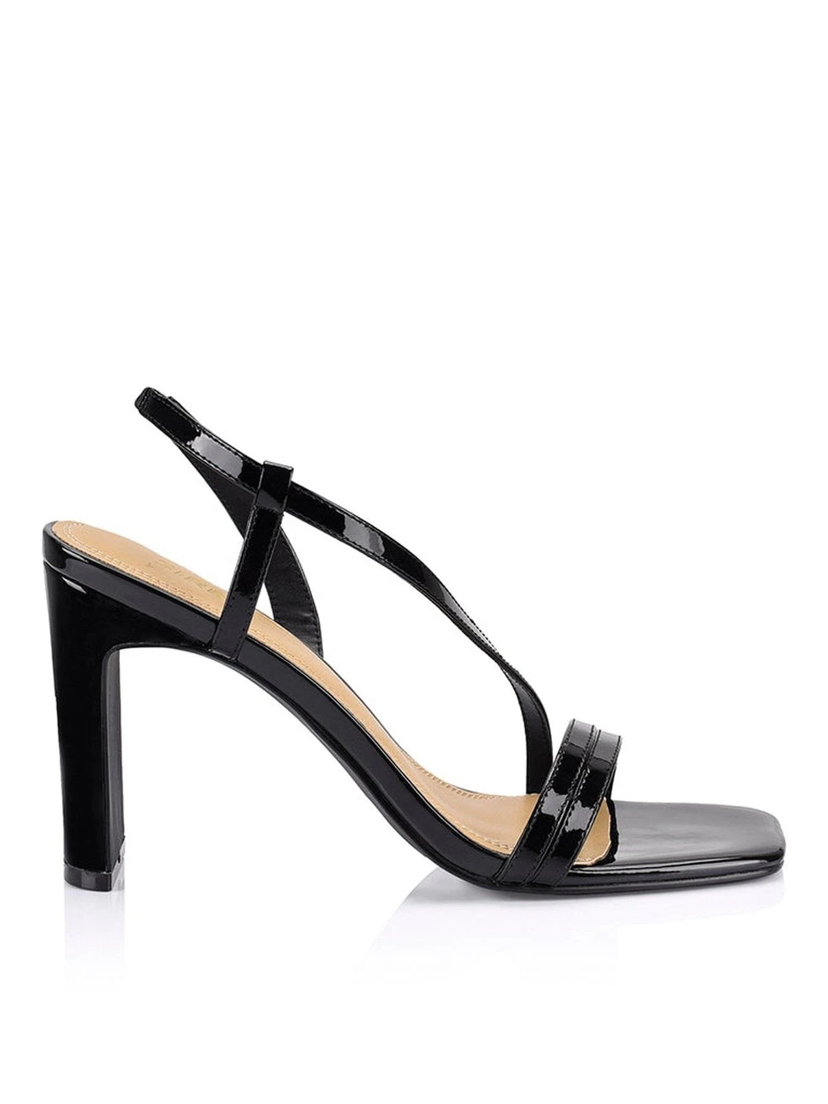 Kamino Heeled Sandals - Black Patent Leather