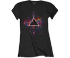 Pink Floyd T-Shirt: Dark Side of the Moon Pink Splatter