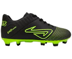 NOMIS Immortal 2.0 FG Football Boots - Black/Lime - Youth - Kids - Shoe