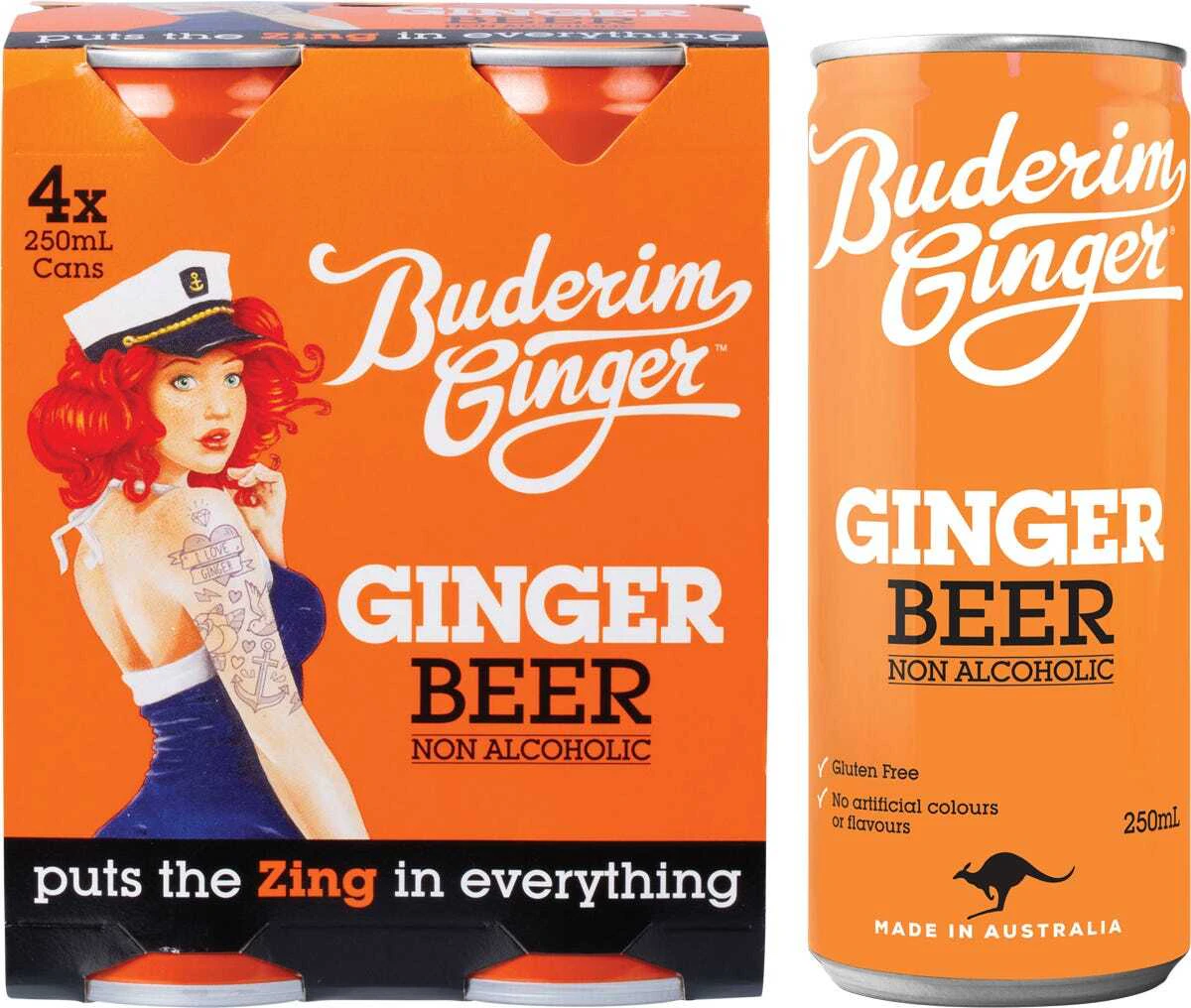 Ginger Beer Non Alcoholic (4x250ml)