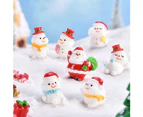 Mini DIY Resin Santa Claus Snowman Mold Micro Landscape Garden Home Decoration-5#