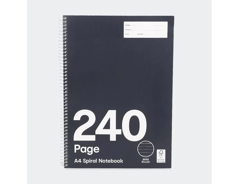 A4 Spiral Notebook - Anko