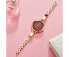 CURREN Top Luxury Brand Women Quartz Watch Ladies Rose Gold Wristwatches Dress Clock For Girl Relogio Feminino