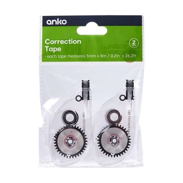 Correction Tape, 2 Pack - Anko