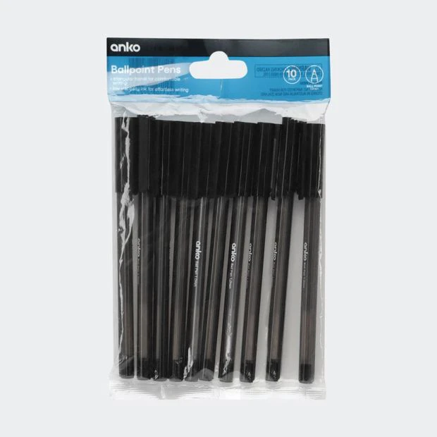 Ballpoint Pens, 10 Pack - Anko