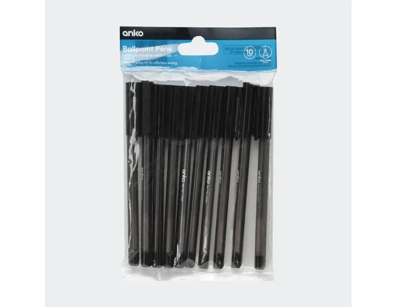 Ballpoint Pens, 10 Pack - Anko