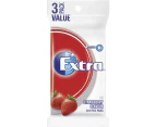 Wrigleys Extra Chewing Gum Strawberry 14 Pieces X 3 Pack