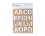 Alphabet & Number Stencil Book - Anko