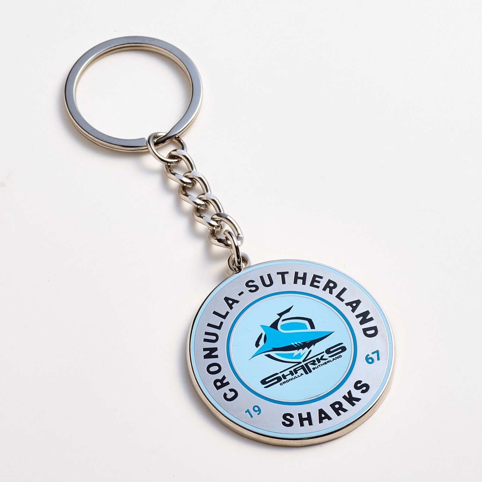 NRL Round Key Ring - Cronulla Sharks - Keyring - Rugby League - TROFE