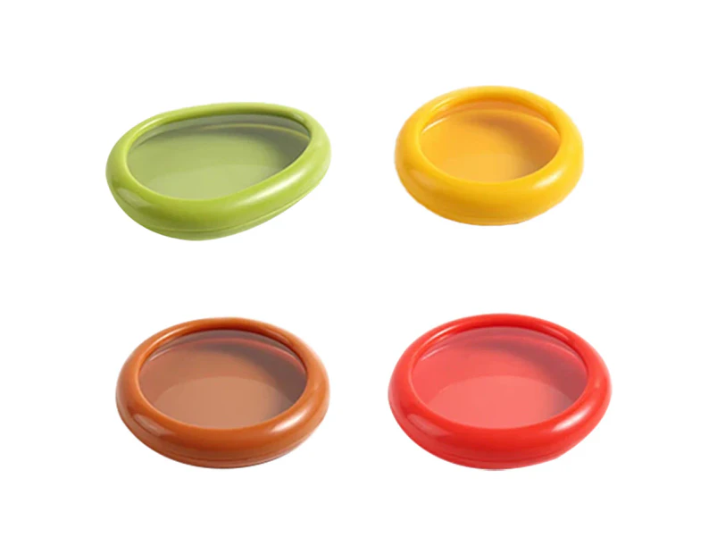 4Pcs Reusable Food Storage Containers with Lids Fruits Vegetables Storage for Fridge Kitchen Fresh Keep