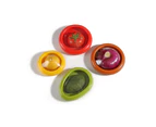 4Pcs Reusable Food Storage Containers with Lids Fruits Vegetables Storage for Fridge Kitchen Fresh Keep