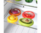 4Pcs Reusable Food Storage Containers with Lids Fruits Vegetables Storage for Fridge Kitchen Fresh Keep