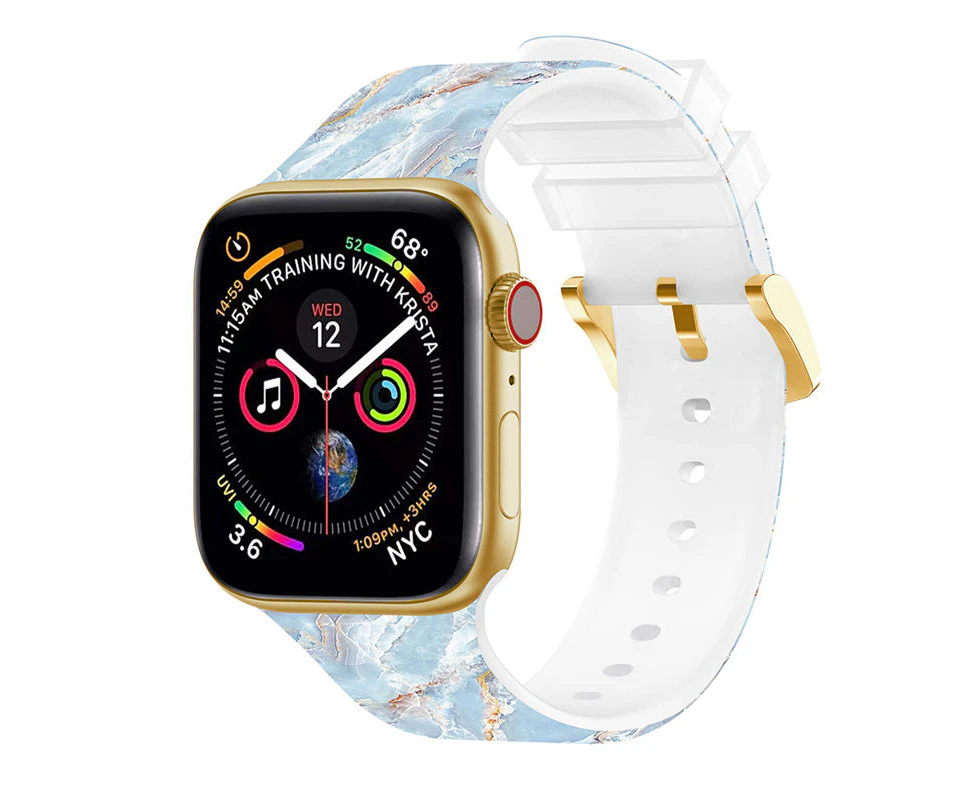 RITCHE Apple Watch Sport Silicone Band Colorful Printed for iWatch -Pattern24