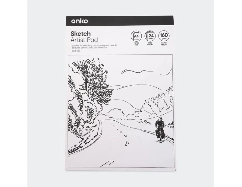 A4 Sketch Artist Pad - Anko