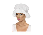 Mop White Cap Costume Accessory Size: One Size Fits Most