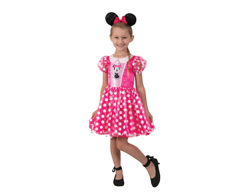 Minnie Mouse Pink Deluxe Costume for Toddlers & Kids - Disney Mickey Mouse