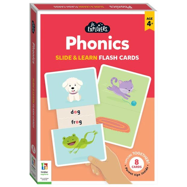 Target Junior Explorers: Phonics Slide and Learn Flash Cards