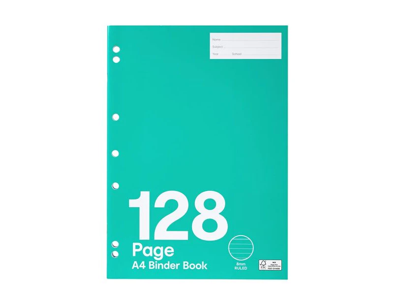 A4 Binder Book, 128 Pages - Anko