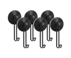 12 x STRONG SUCTION CUP HOOK WIRE HANGER 12cm Home Kitchen Laundry Bathroom Tile Glass
