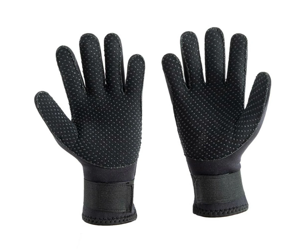 1 Pair 3Mm Neoprene Gloves Unisex Non Slip Thermal Diving Wetsuit Gloves Stab Resistant Wear Resistant Gloves For Diving Snorkeling Spearfishing