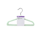 Kids' Flocked Hangers, 10 Pack - Anko