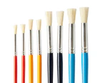 Stencil Brushes, 8 Pack - Anko