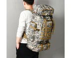 80L Large Capacity Oxford Cloth Outdoor Sports Travel Backpack Shoulder Pouch Plateau Camouflage