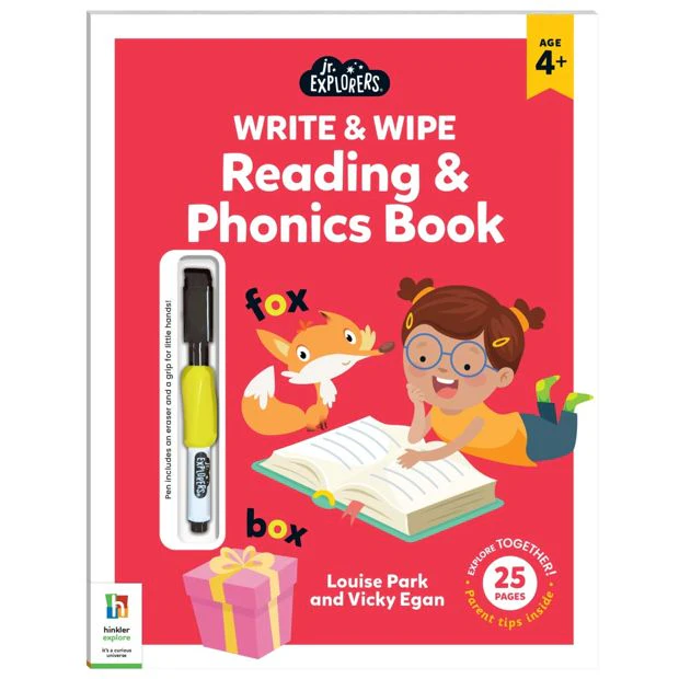 Target Junior Explorers: Write and Wipe Reading and Phonics Book - Louise Park & Vicky Egan