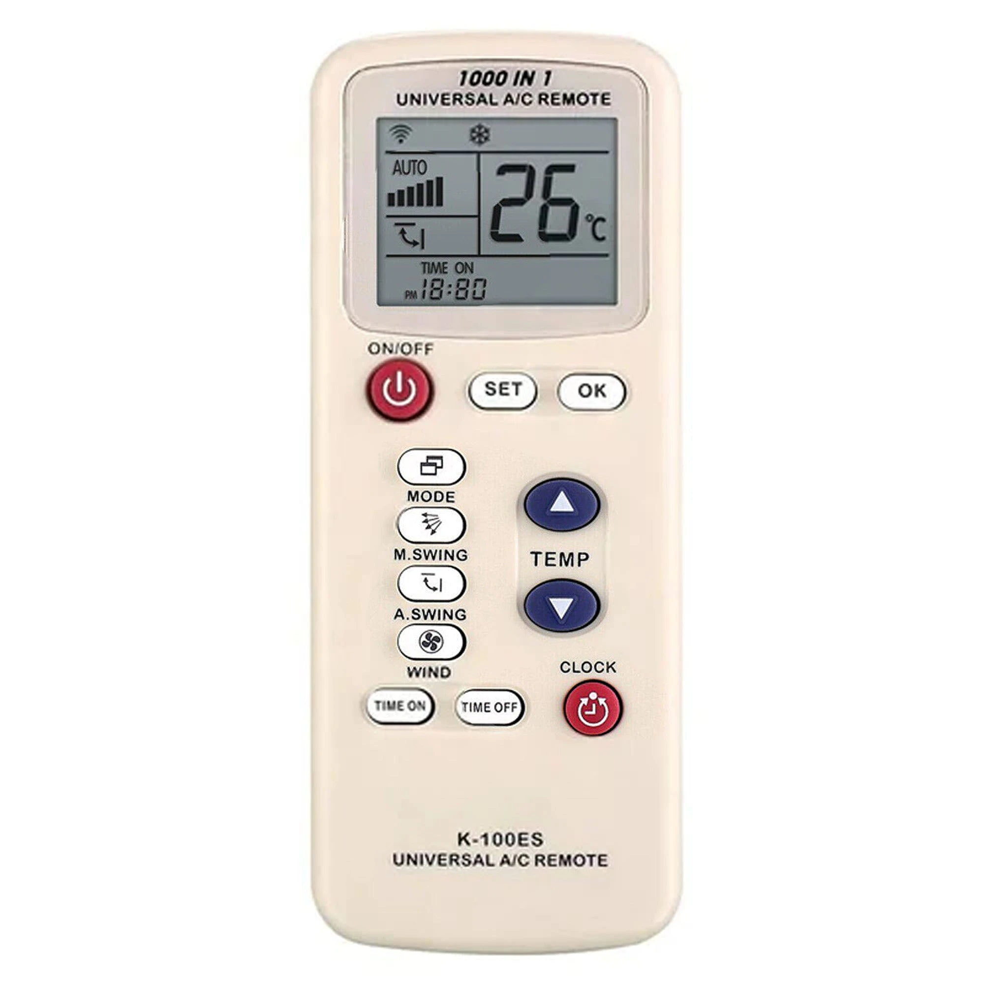 Universal Air Conditioner Remote Control AC LS K-100ES Panasonic For Fujitsu