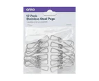 Pegs, 12 Pack - Anko