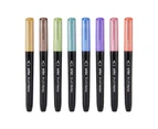 Metallic Brush Pens, Pastel, 8 Pack  - Anko