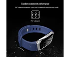 Smart Watch Android IOS Blood Pressure Heart Rate Monitor Sport Fitness Watch Bluetooth - Silver