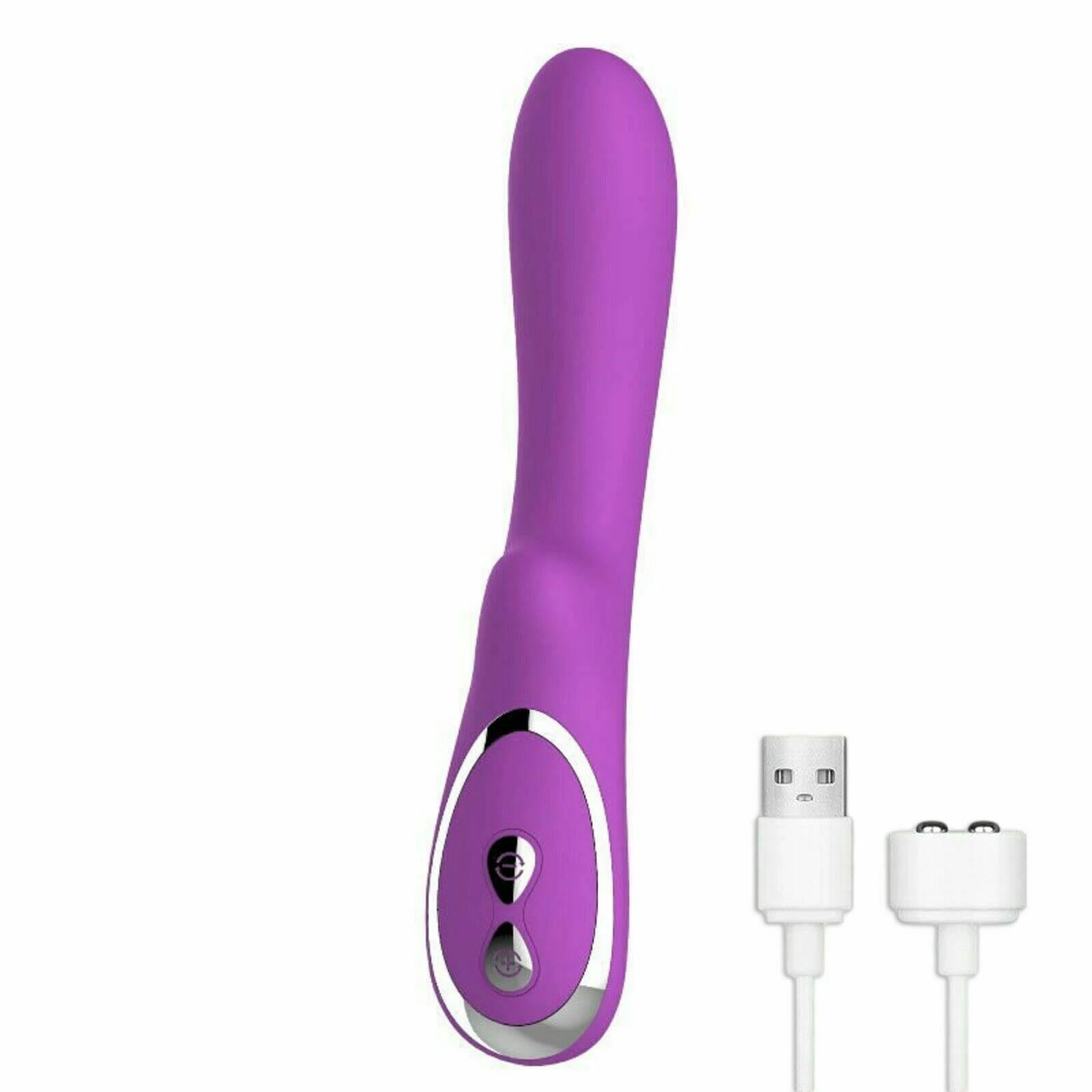 8 Large Rabbit Vibrator Big Dildo Clit Usb Rechargeable Wand G Spot Sex Toy