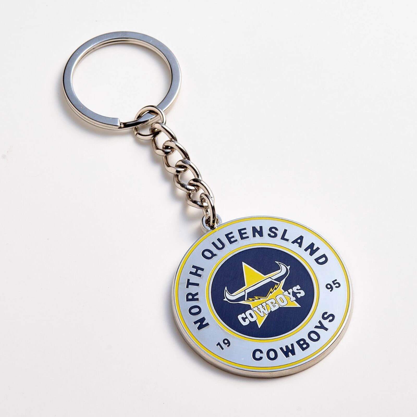 NRL Round Key Ring - North Queensland Cowboys - Keyring - Rugby League - TROFE