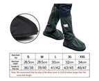 Waterproof Boot Gear Reusable Overshoe Rain Shoe Covers Anti-slip Shoe Cover