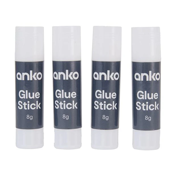 Glue Sticks, 4 Pack - Anko