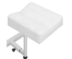 vidaXL Massage Chair with Footrest White 127x60x98 cm Faux Leather