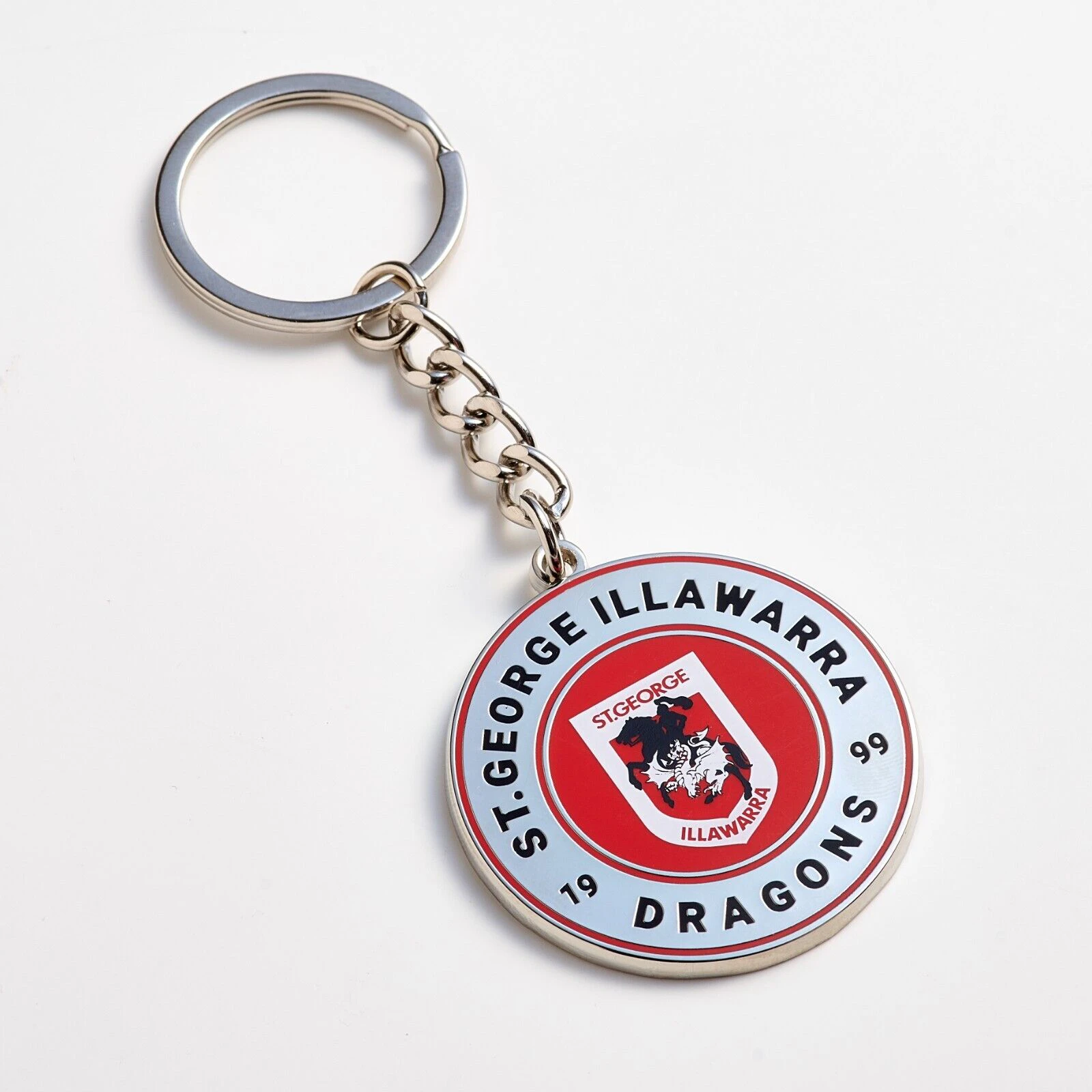 NRL Round Key Ring - St George Illawarra Dragons - Keyring - Rugby League -TROFE