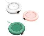 Coffee Mug Warmer Pad USB Tea Beverage Milk Heating Plate Office Home Desk - 10W - Green