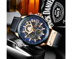 CURREN Watches Mens Branded Luxury Casual Leather Strap Sport Quartz Wristwatch Chronograph Clock Male Creative Design Dial