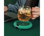 Coffee Mug Warmer Pad USB Tea Beverage Milk Heating Plate Office Home Desk - 10W - Green