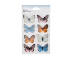 Dimensional Butterfly Stickers - Anko