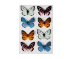 Dimensional Butterfly Stickers - Anko