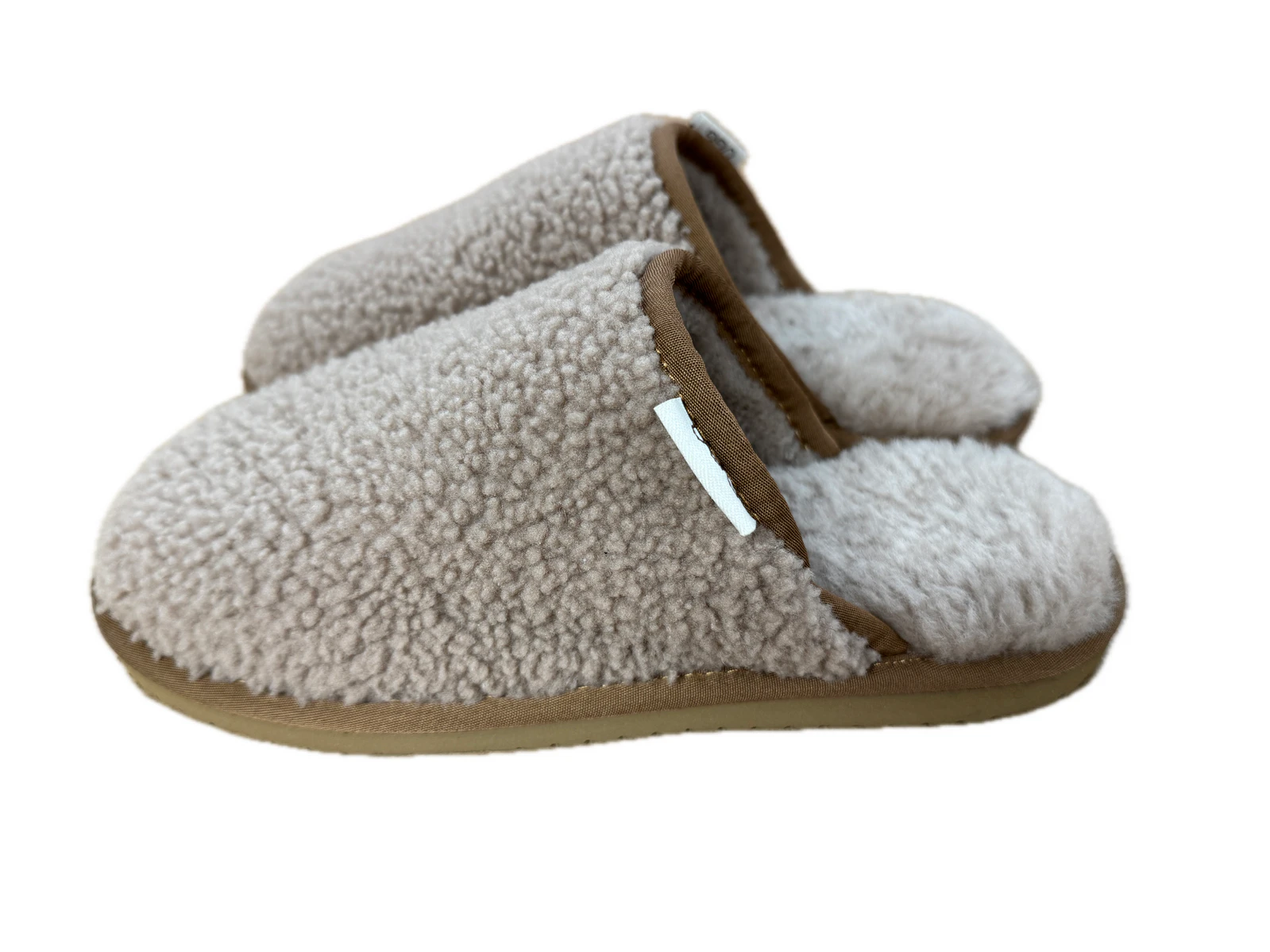 100% Australian Merino Sheepskin Curly Scuffs Moccasins Slippers Slip On UGG - Chestnut