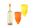 Fruit Fly Traps, Suitable for Kitchen, 8 Reusable Outdoor Fly Traps, Indoor Fruit Fly Traps - 4Orange 4Yellow