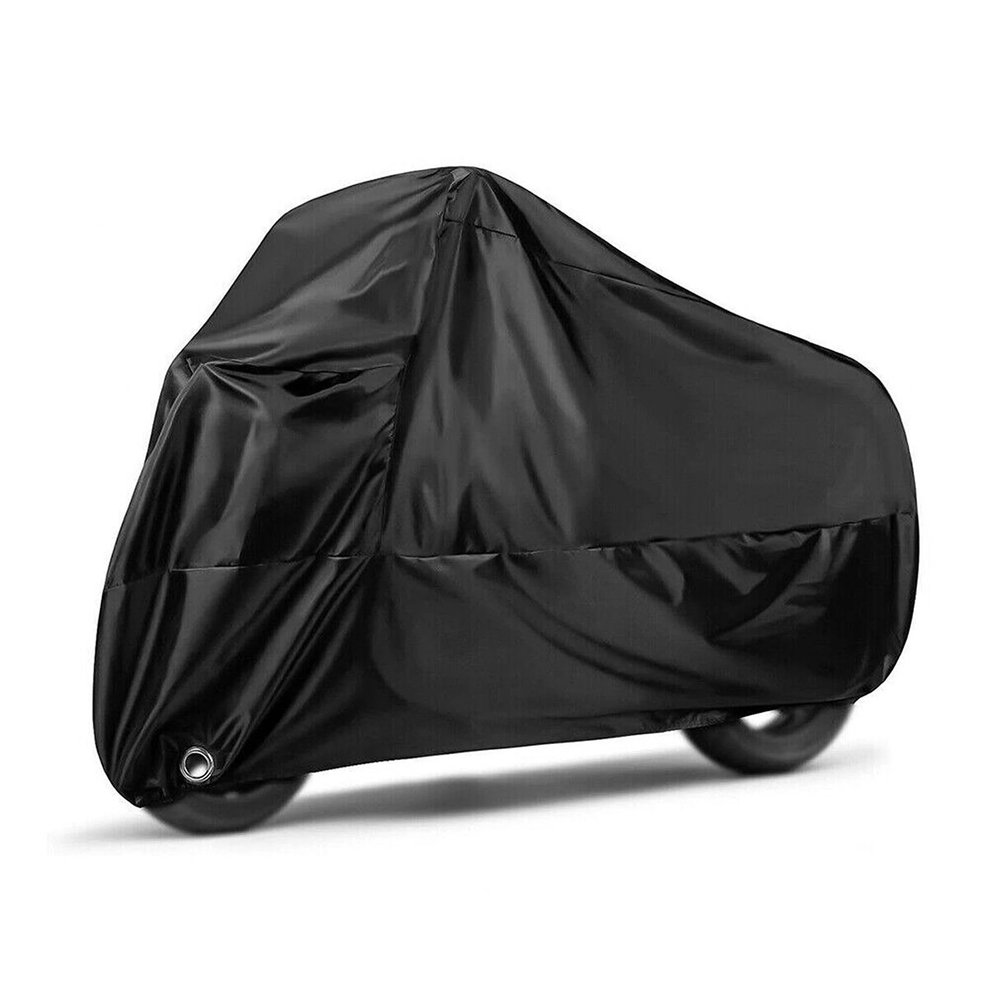 Motorcycle Cover Motorbike Cruiser Scooter Motor Bike Storage Waterproof - Black And Orange