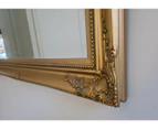 French antique wall mirror - gold